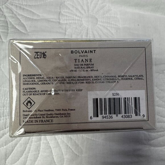 Bolvaint Paris Tiane Eau De Parfum Spray 50ml New In Sealed Box Made In France - Picture 3 of 3